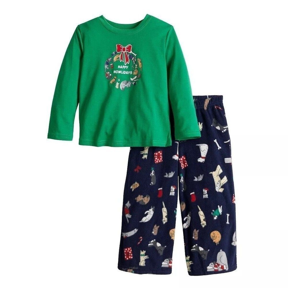 Toddler Puppy Dog PJ's Jammies For Your Families® Happy Howlidays Pajama Set, 4T
